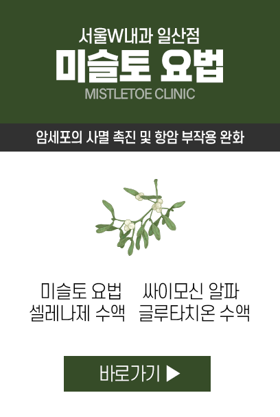 미슬토 요법: 미슬토 주사, 싸이모신 알파와 관련 수액 안내